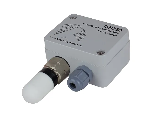TSH230 | Robustní snímač teploty a vlhkosti, IP54, 1-Wire