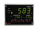 CO2-DISPLAY | Nástěnný panel/data logger CO2, T, RH, s displejem